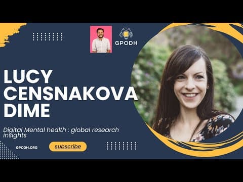 Digital mental health research insights with Lucy Cesnakova from DiME