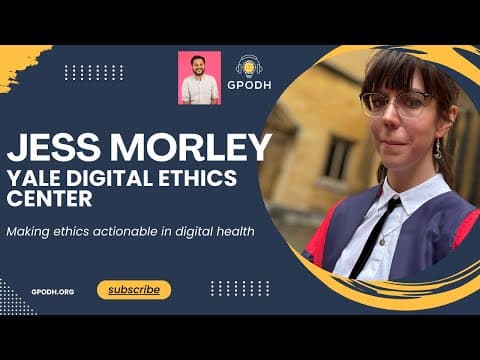 Making ethics actionable in digital health with Jess Morley